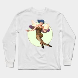 Flying fairy faerie elf dragonfly wings Long Sleeve T-Shirt